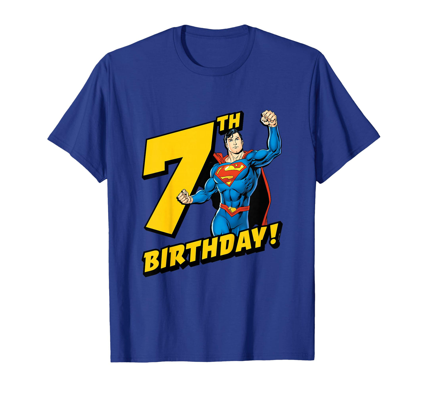 Kids Superman 7th Birthday T-Shirt