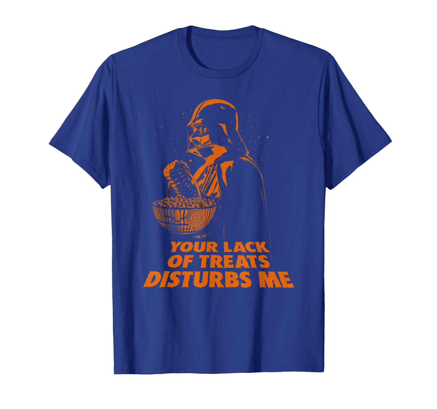 Star Wars Halloween Darth Vader Your Lack Of Treats Disturbs T-Shirt