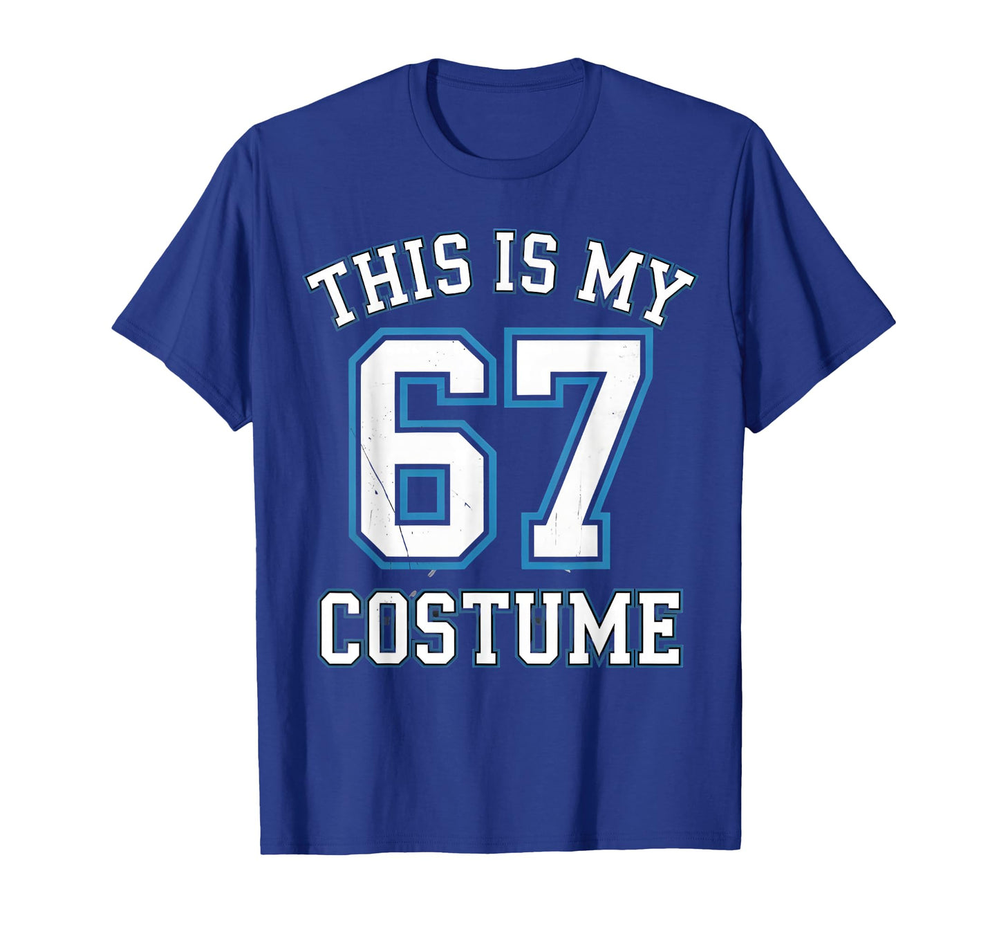 This is My 67 Costume Lazy Brainrot Meme Boys Kids T-Shirt