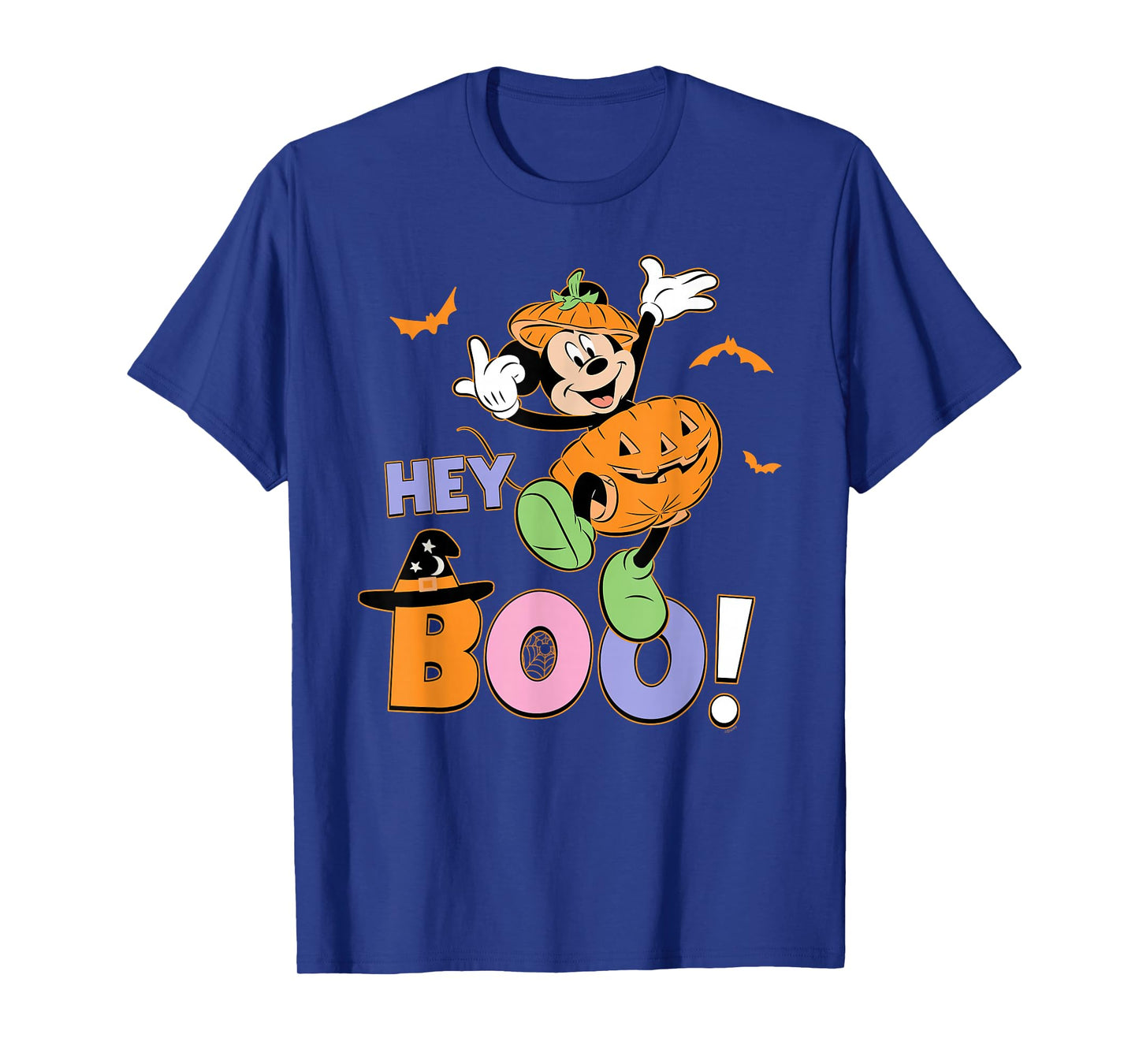 Disney Mickey Mouse "Hey Boo!" Cute Halloween Matching T-Shirt