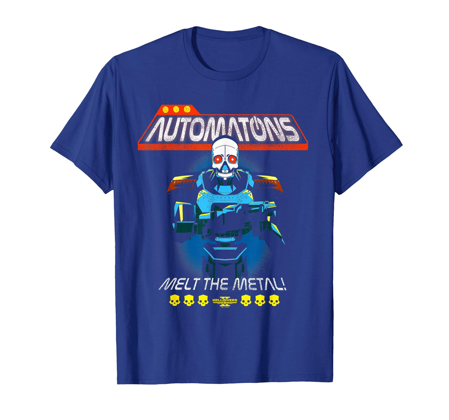 Helldivers 2 Sony Playstation Video Game Automaton Trooper T-Shirt