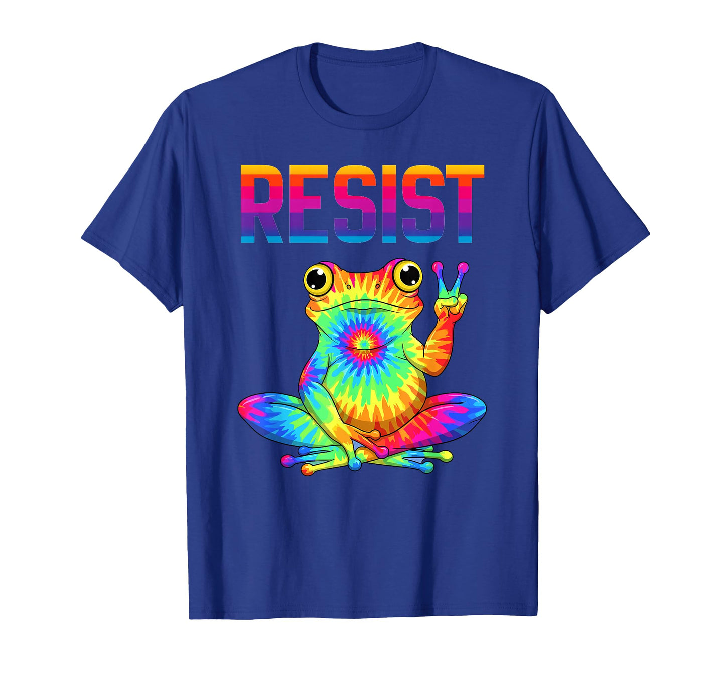 Portland Frog Protest Funny Colorful Frog No Kings T-Shirt