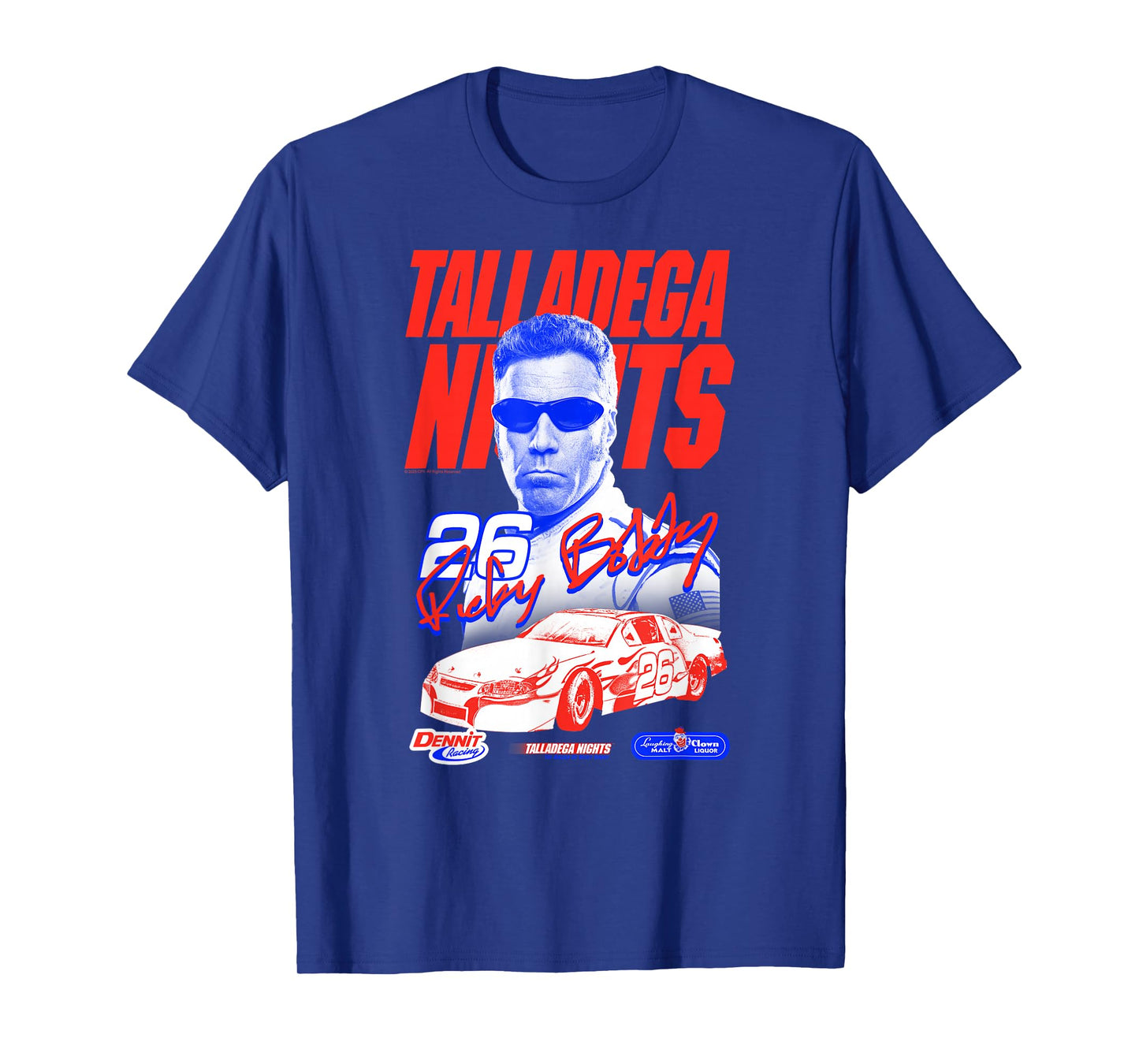 Talladega Nights Ricky Bobby 26 Signature Funny Movie T-Shirt