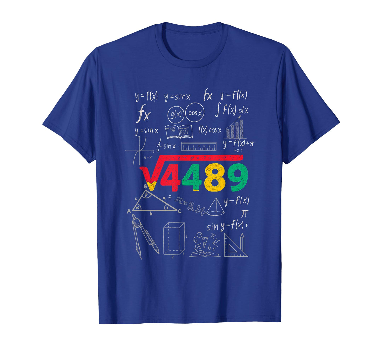 Teacher Math 67 Meme Square Root 4489 Slang Six Seven T-Shirt