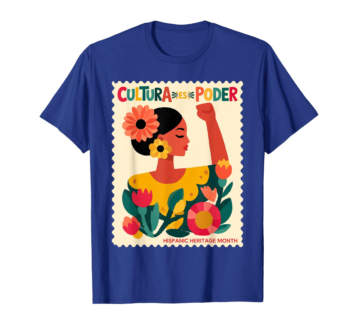 Cultura ES Poder Hispanic Heritage Latina Empowerment T-Shirt