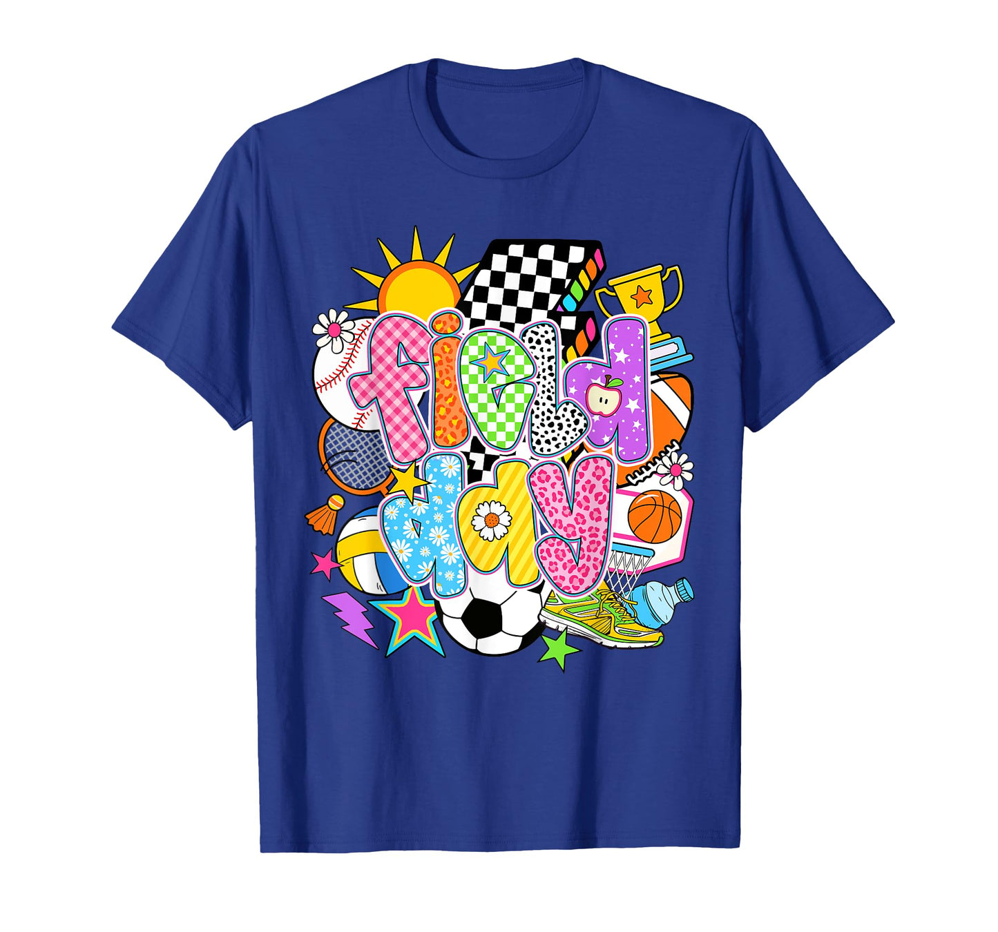 Field Day Fun Day Let The Games Begin Field Trip Teacher Kid T-Shirt