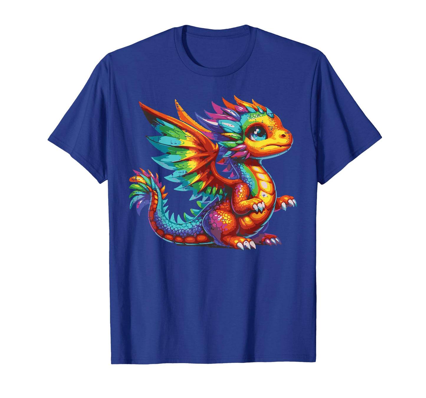 Fairy Dragon Colorful Cute Fantasy Mythical Women Girls Kids T-Shirt