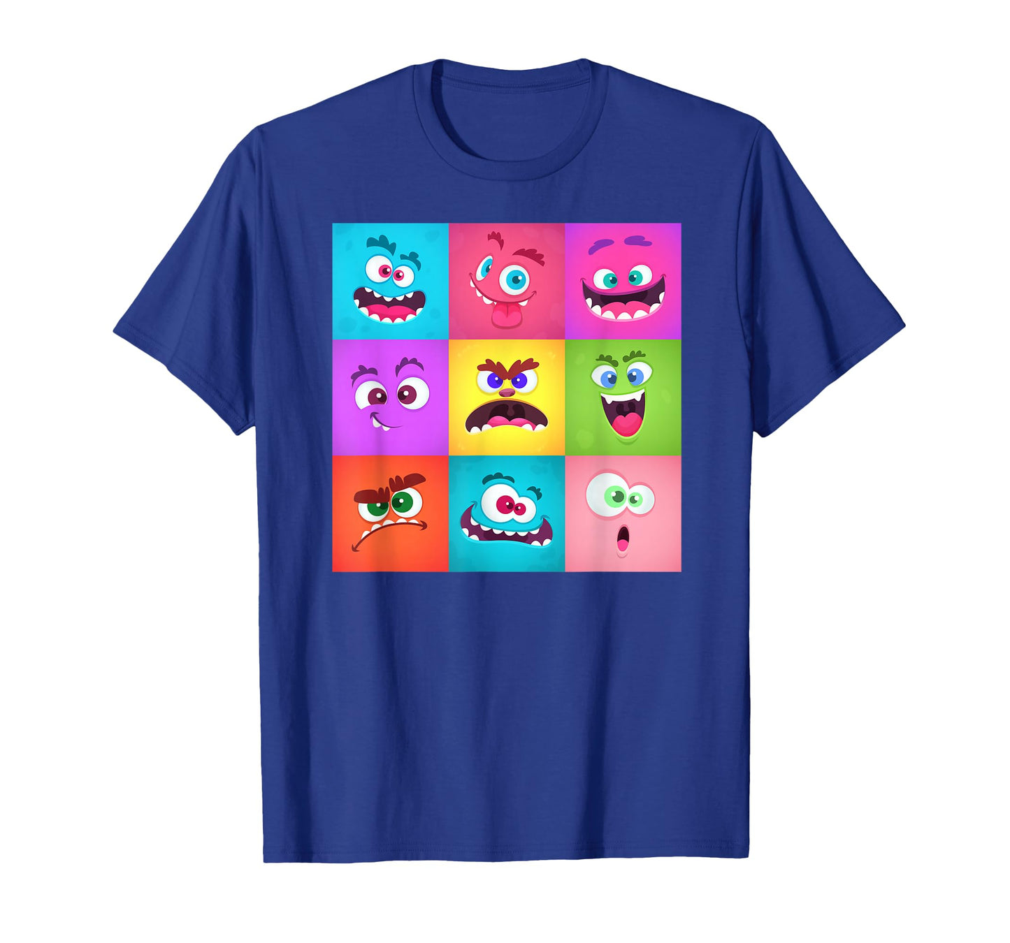 Cute Monster Face Emotion Halloween Costume Gift T-Shirt