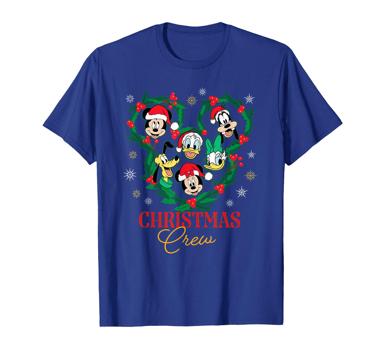 Disney Mickey & Friends Christmas Crew Family Holiday Trip T-Shirt