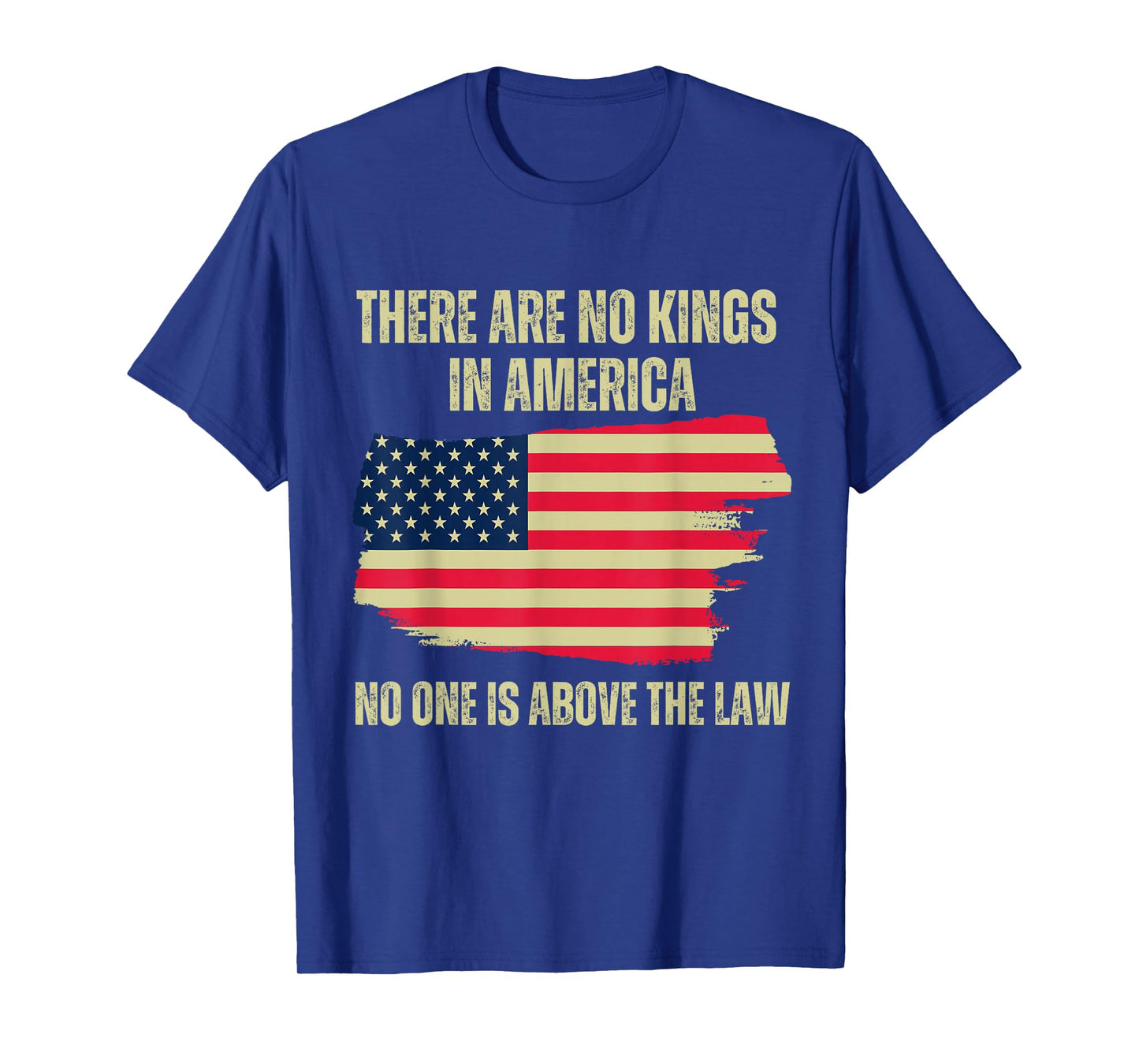 There are no kings in America, 2024 US flag T-Shirt