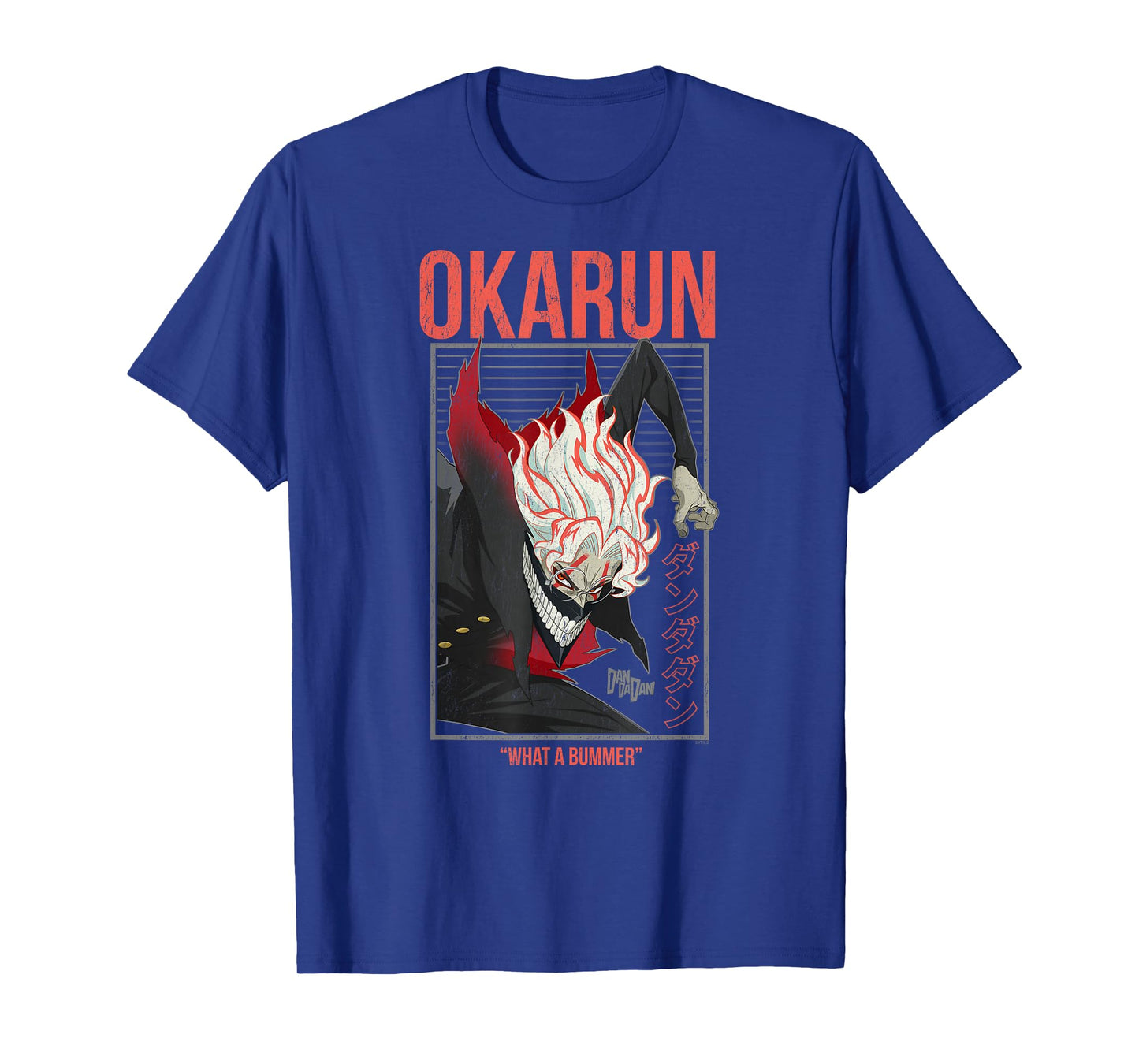Dan Da Dan What a Bummer Okarun with Kanji Anime T-Shirt