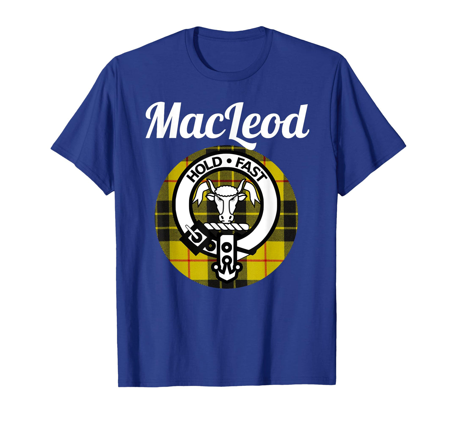 MacLeod Clan Scottish Name Coat Of Arms Tartan T-Shirt