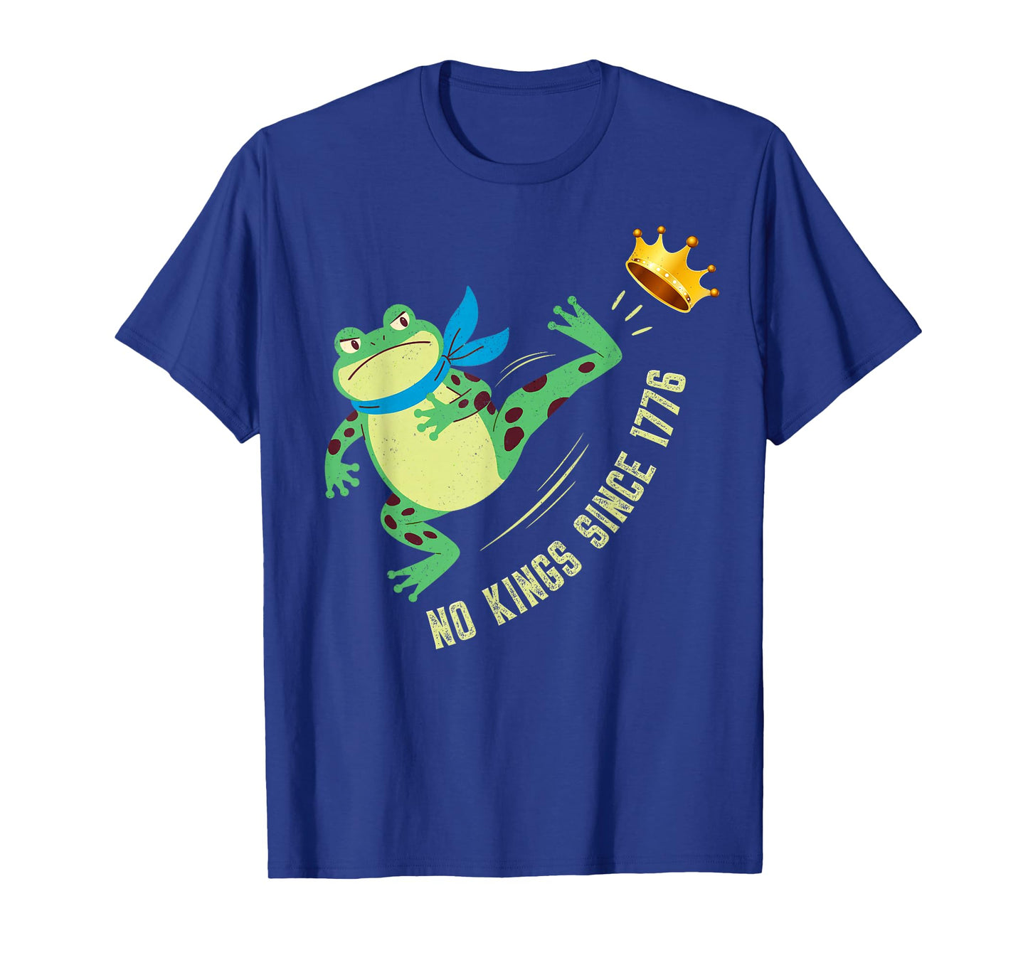 Frog Protest No Kings in America Frogs for Democracy T-Shirt