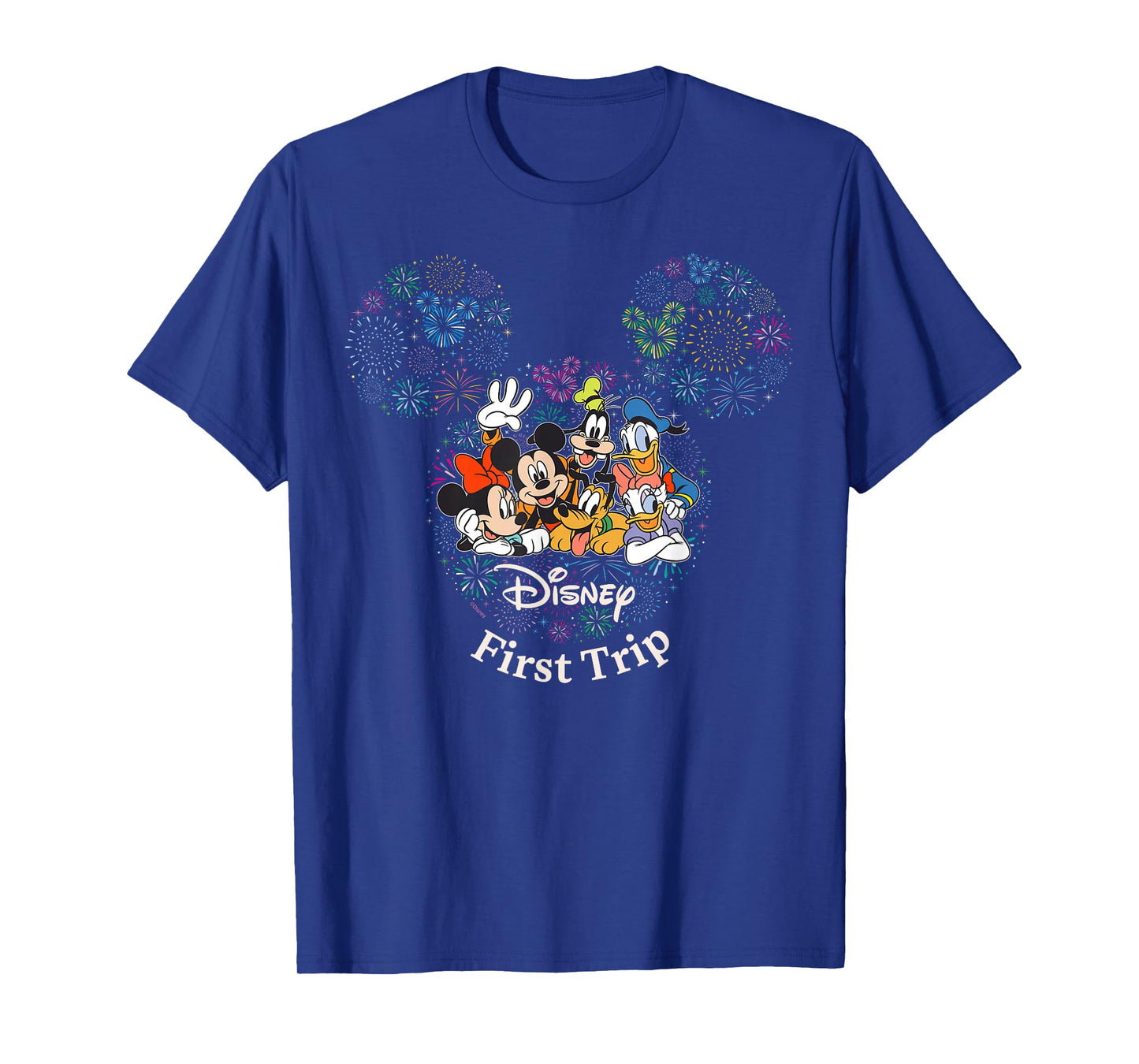 Disney Mickey & Friends Fireworks First Disney Trip Matching T-Shirt