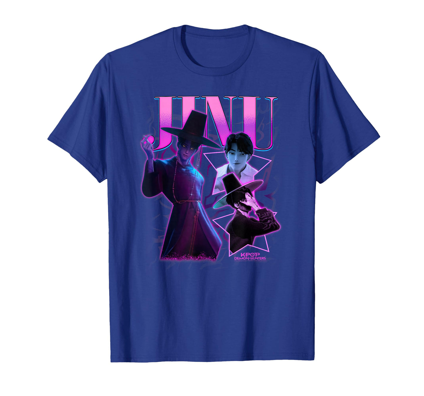 Kpop Demon Hunters Halloween Jinu Showcase Y2K Style Poster T-Shirt