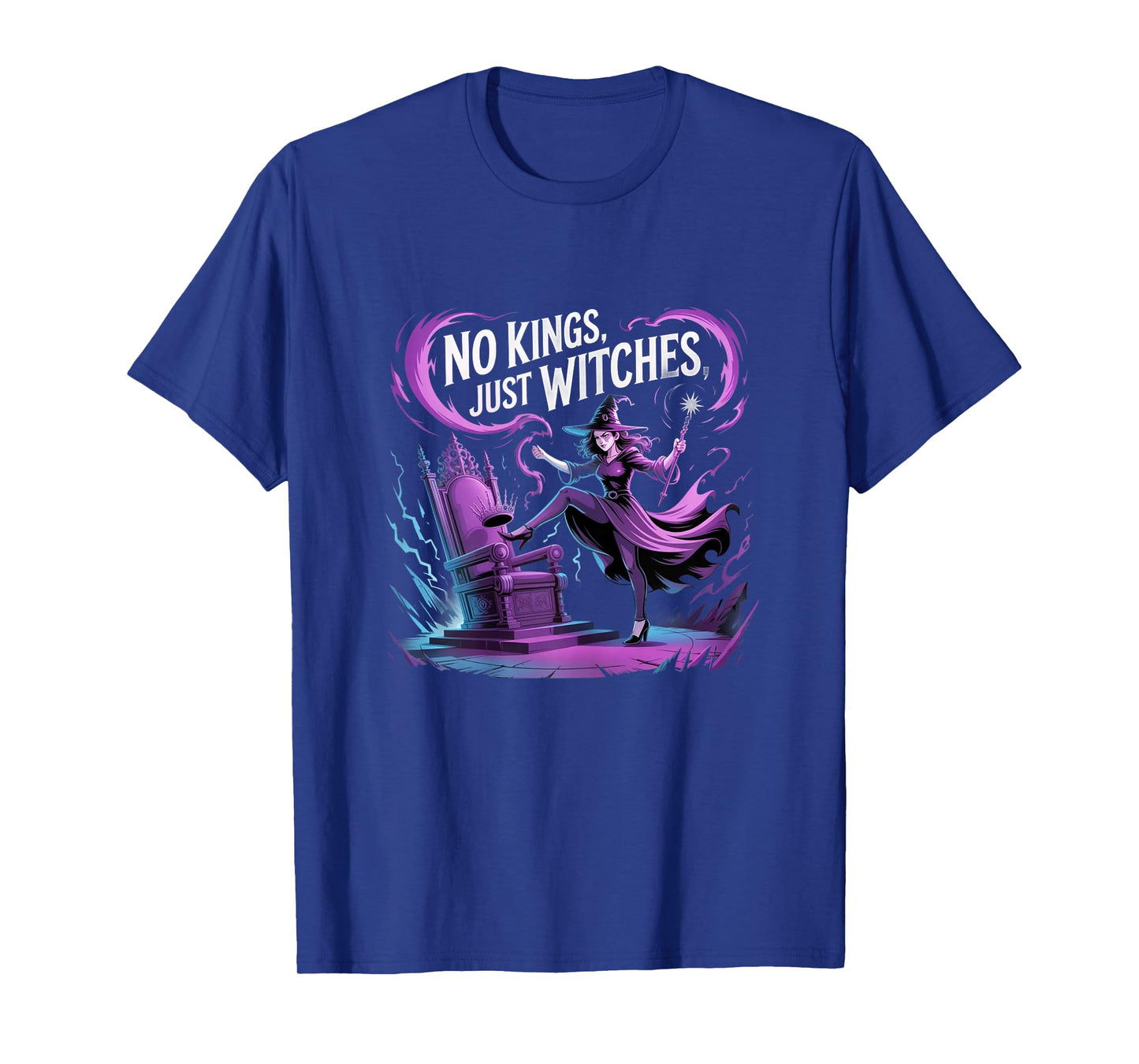 No Kings Just Witches Funny Witchcore Halloween T-Shirt