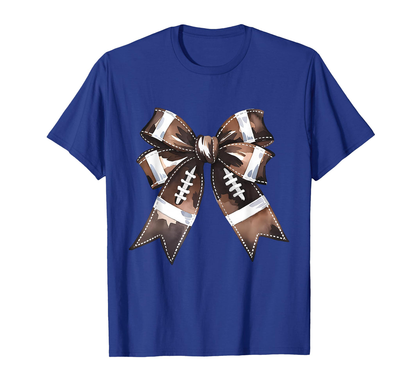 American Football Coquette Bow Cute Football Game T-Shirt