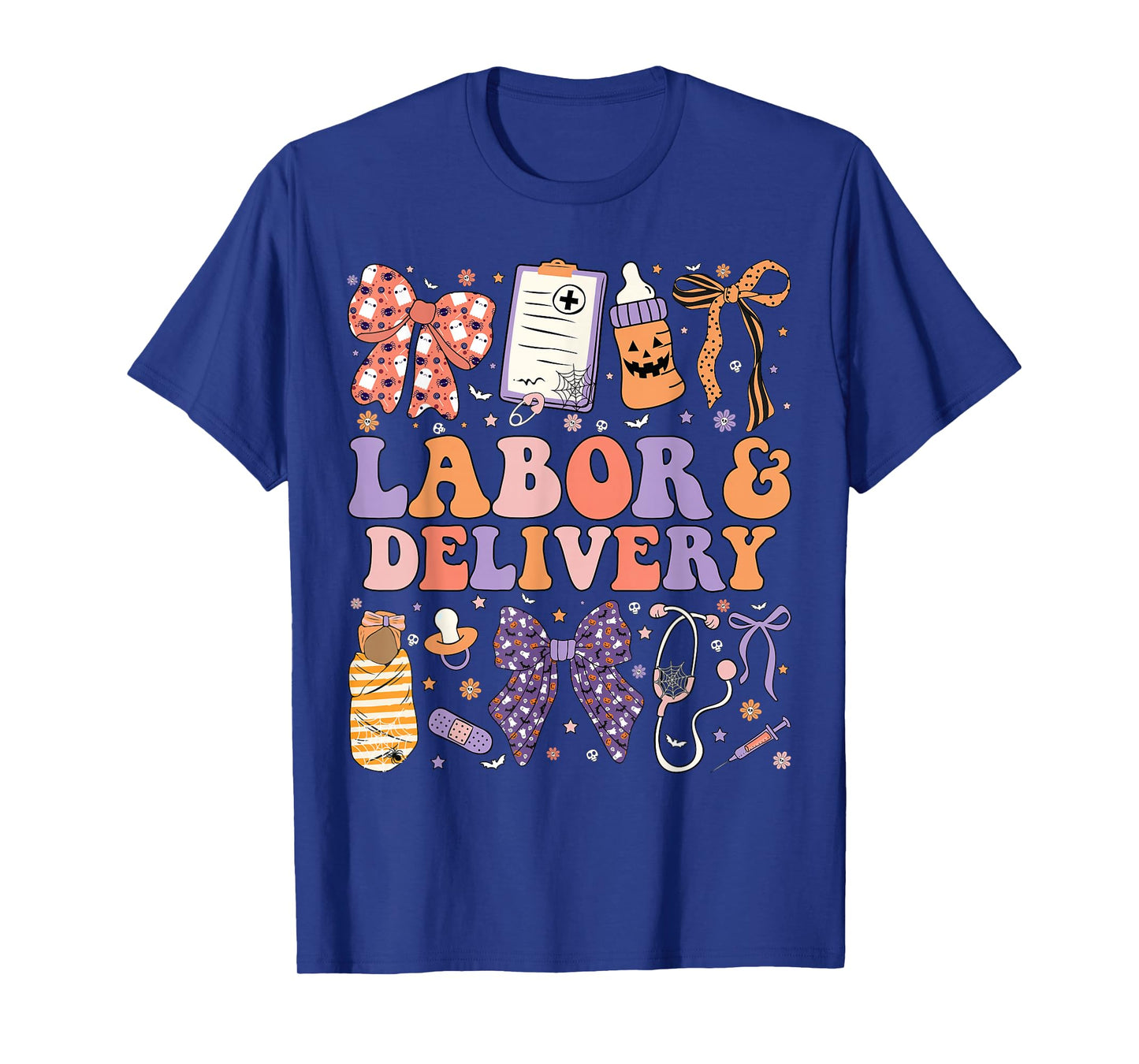 Halloween L&D Nurse Coquette Labor Delivery Nurse Halloween T-Shirt