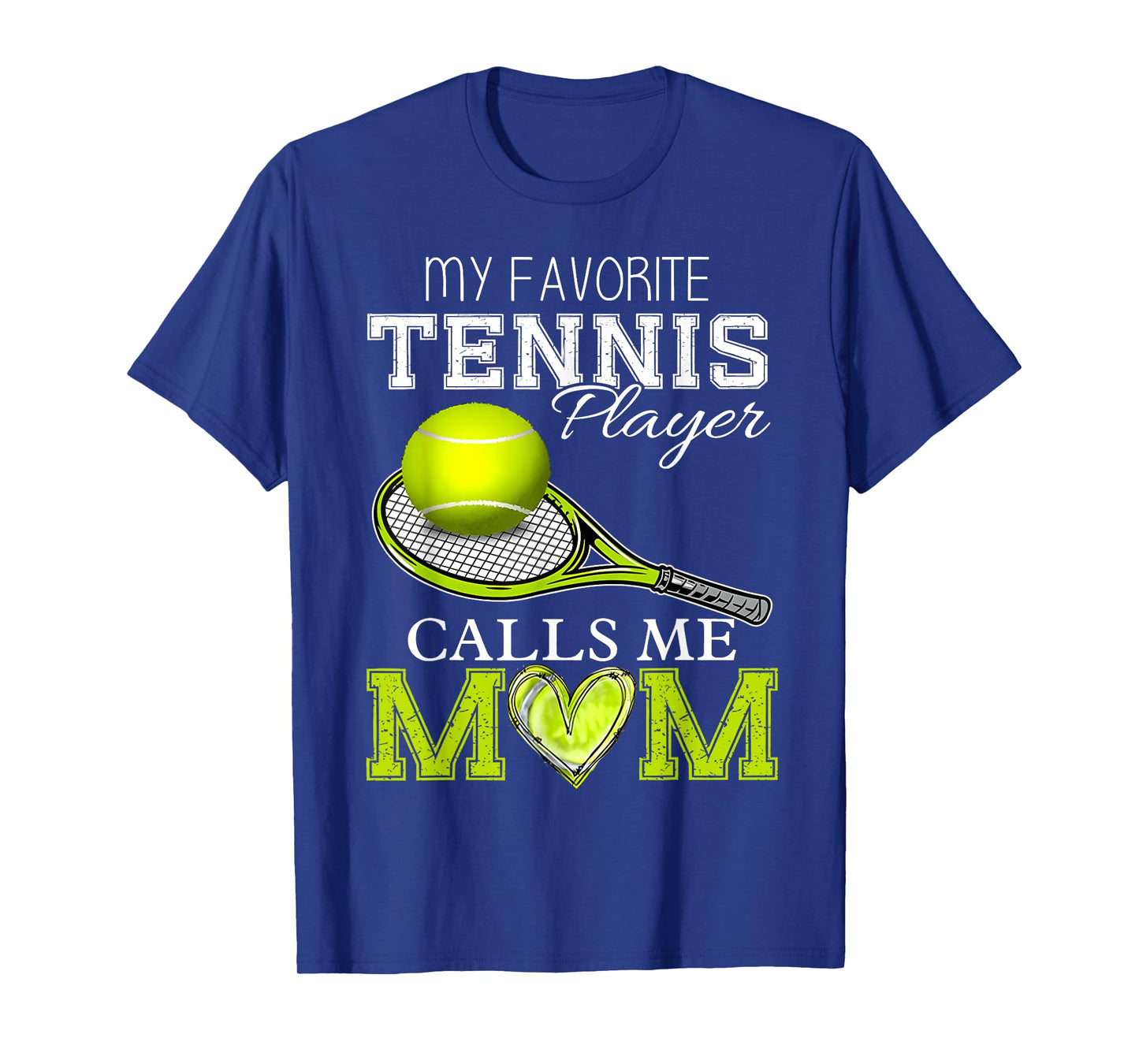 Vintage My Favorite Tennis Player Calls Me Mom Mother's Day T-Shirt