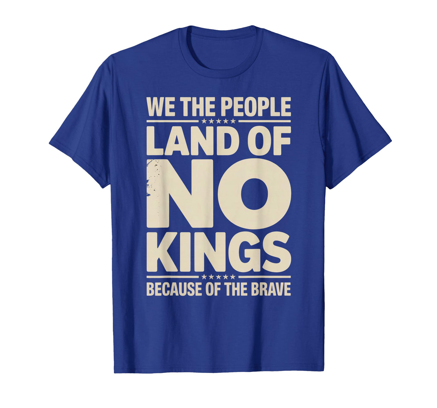 America Vintage No Kings Day Because of The Brave T-Shirt