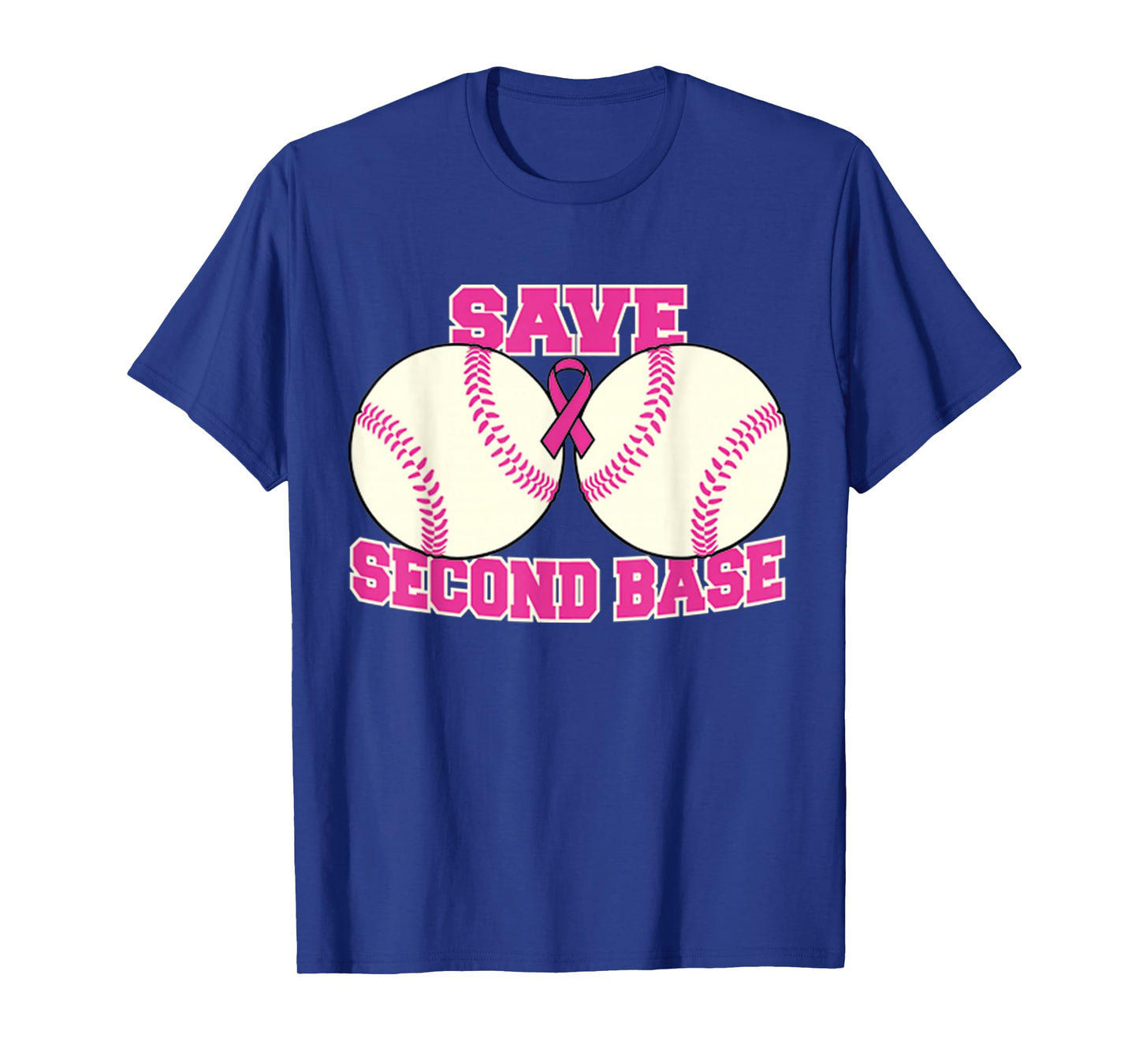 Save The Second Base Breast Cancer Survivor T-shirt T-Shirt