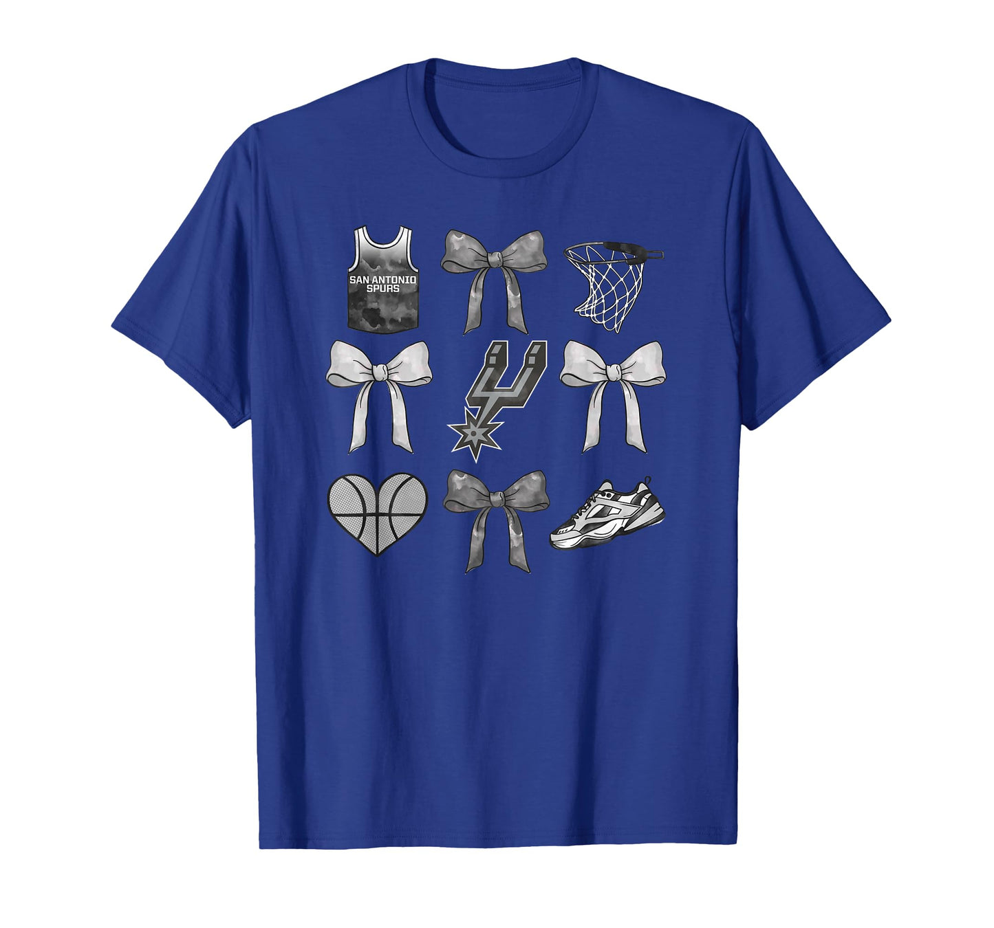 NBA San Antonio Spurs Bow Grid T-Shirt
