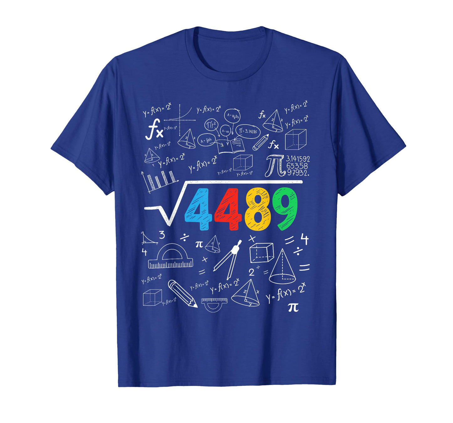 67 Meme Square Root 4489 Slang Six Seven Math Teacher T-Shirt