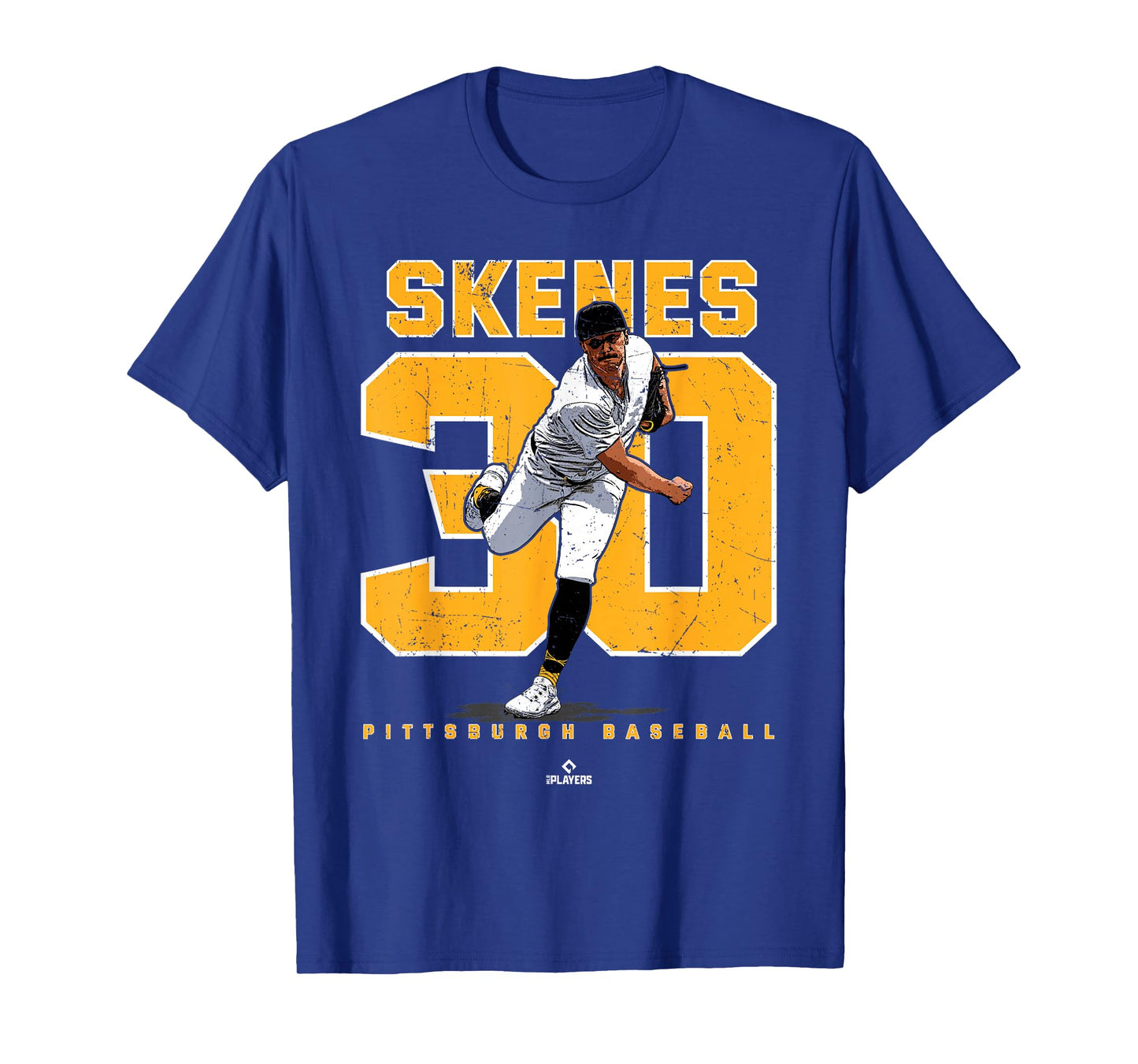 Number & Portrait Paul Skenes Pittsburgh MLBPA T-Shirt