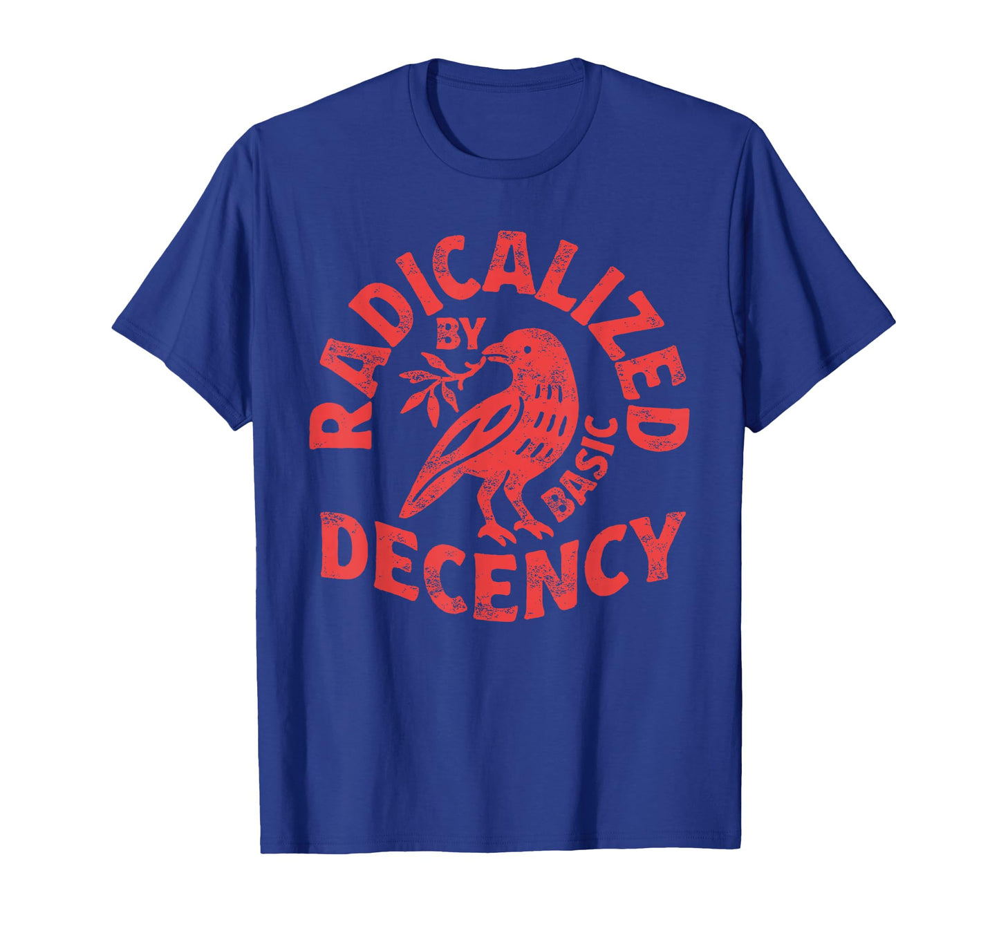 Floral Radicalized by Basic Decency Feminist Activist Gift T-Shirt