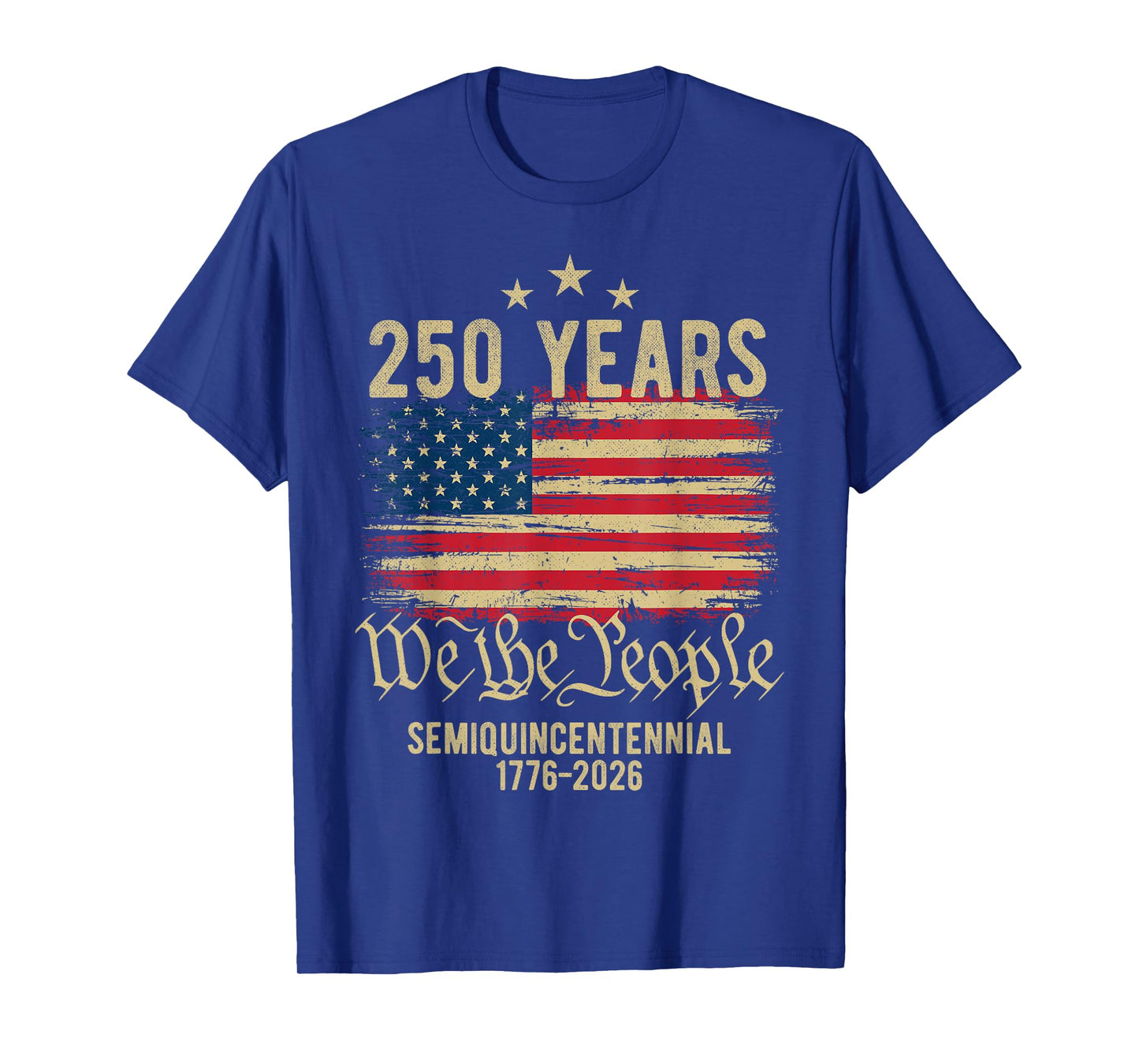 250 Years American Flag 250th Anniversary USA T-Shirt