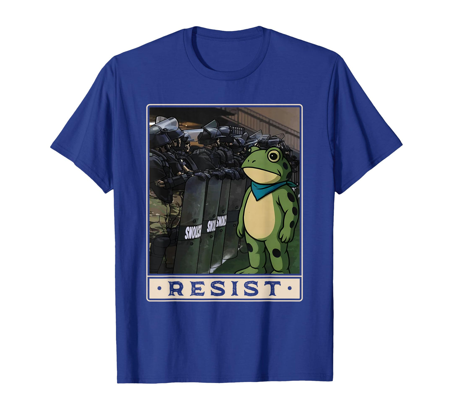 Retro Resist Frog Portland Protest Tee for Men Women T-Shirt