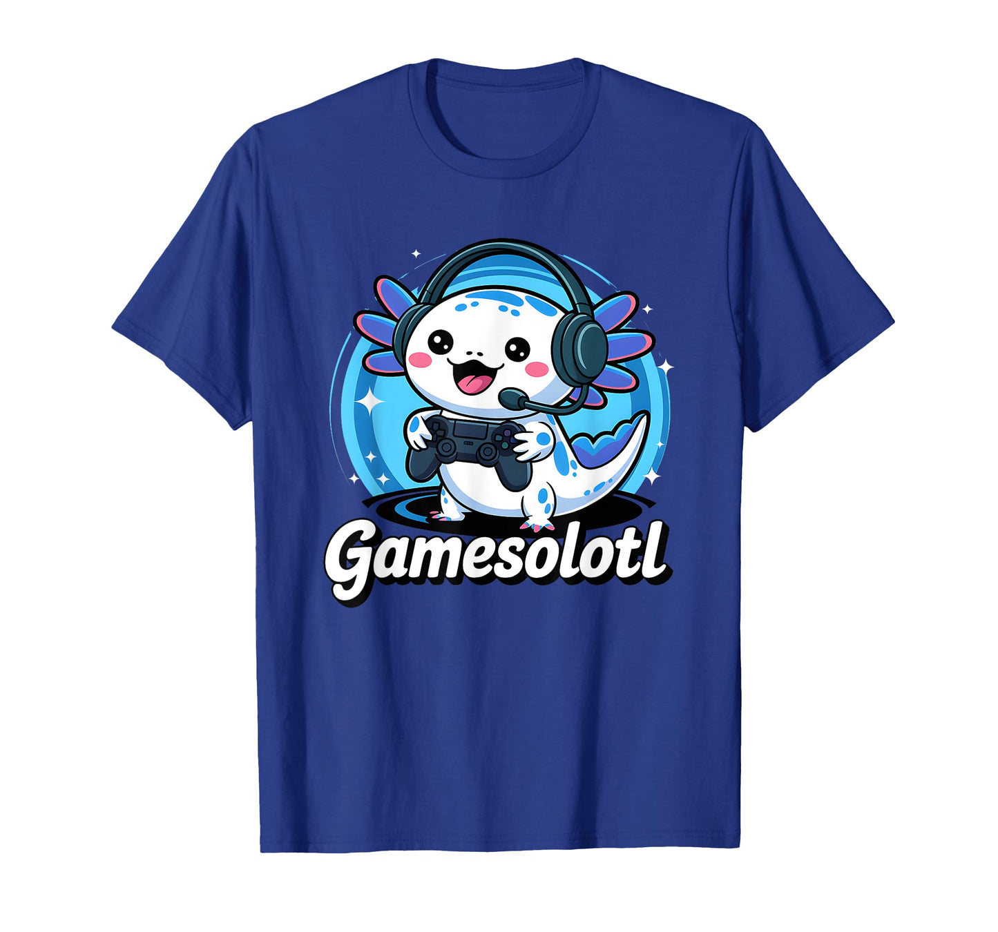 Gamesolotl Cute Axolotl Gaming Fun T-Shirt