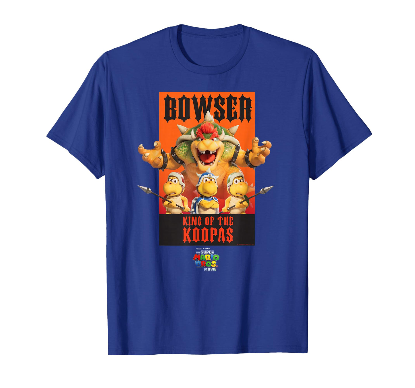 The Super Mario Bros. Movie Bowser King of the Koopas Poster T-Shirt