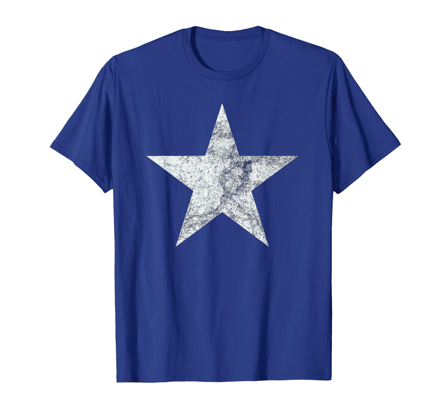 Vintage White Retro Star for Men & Women, Boys & Girls T-Shirt