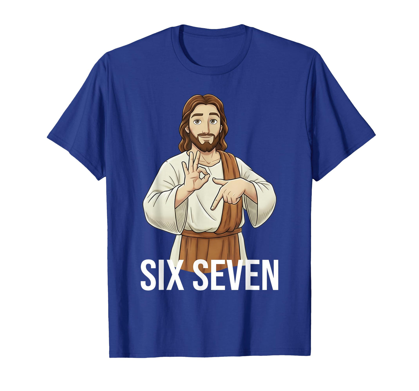 Funny Christian Jesus Six Seven 67 Faith Humor Christmas T-Shirt
