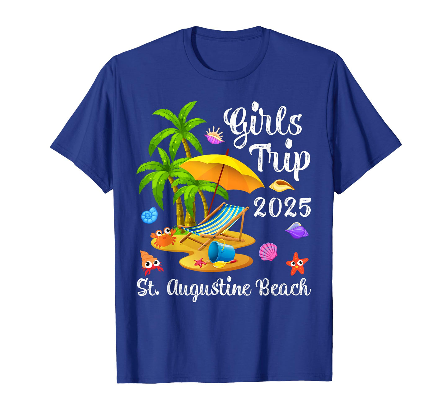 Girls Trip 2025 Summer Vacation Florida St. Augustine Beach T-Shirt