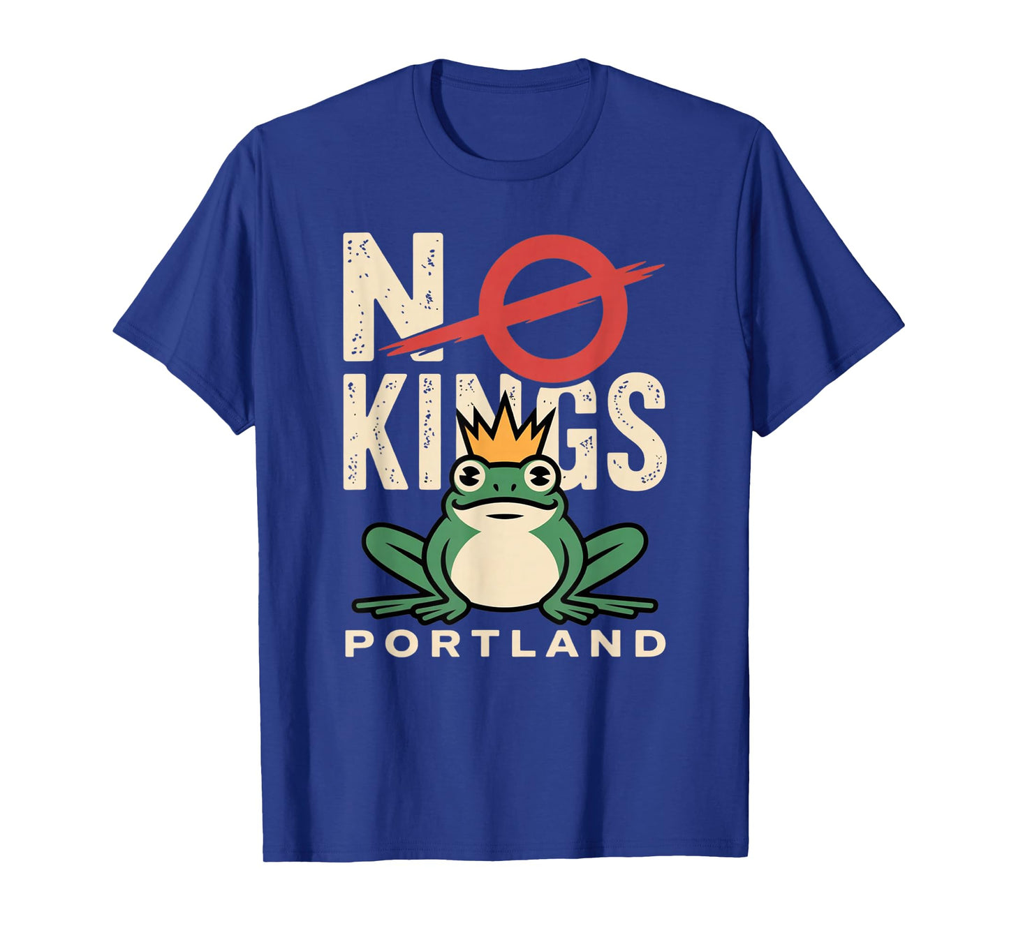 No Kings Men Women Portland Frog Protest T-Shirt