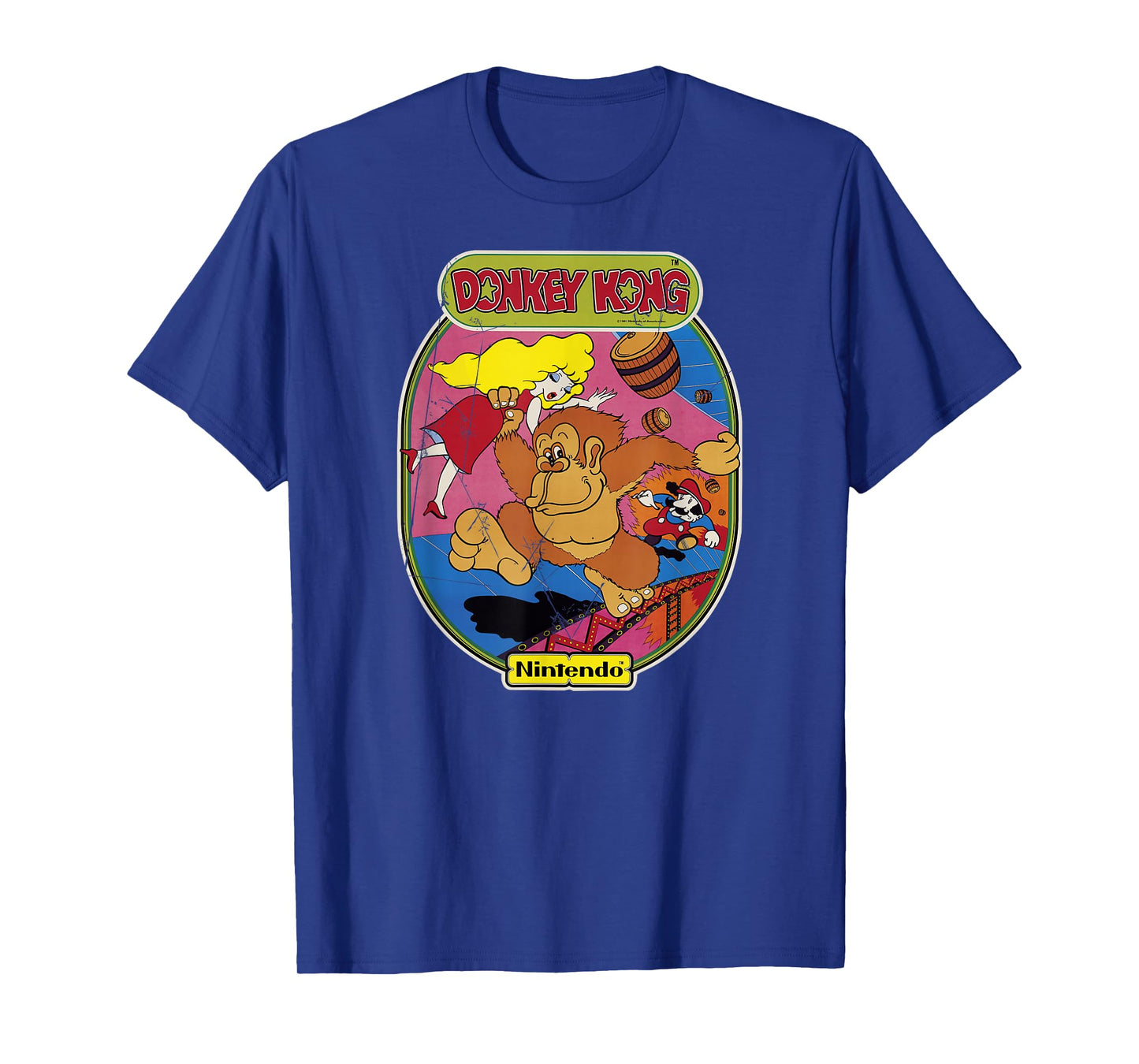Nintendo Donkey Kong Mario Retro Art Graphic T-Shirt T-Shirt