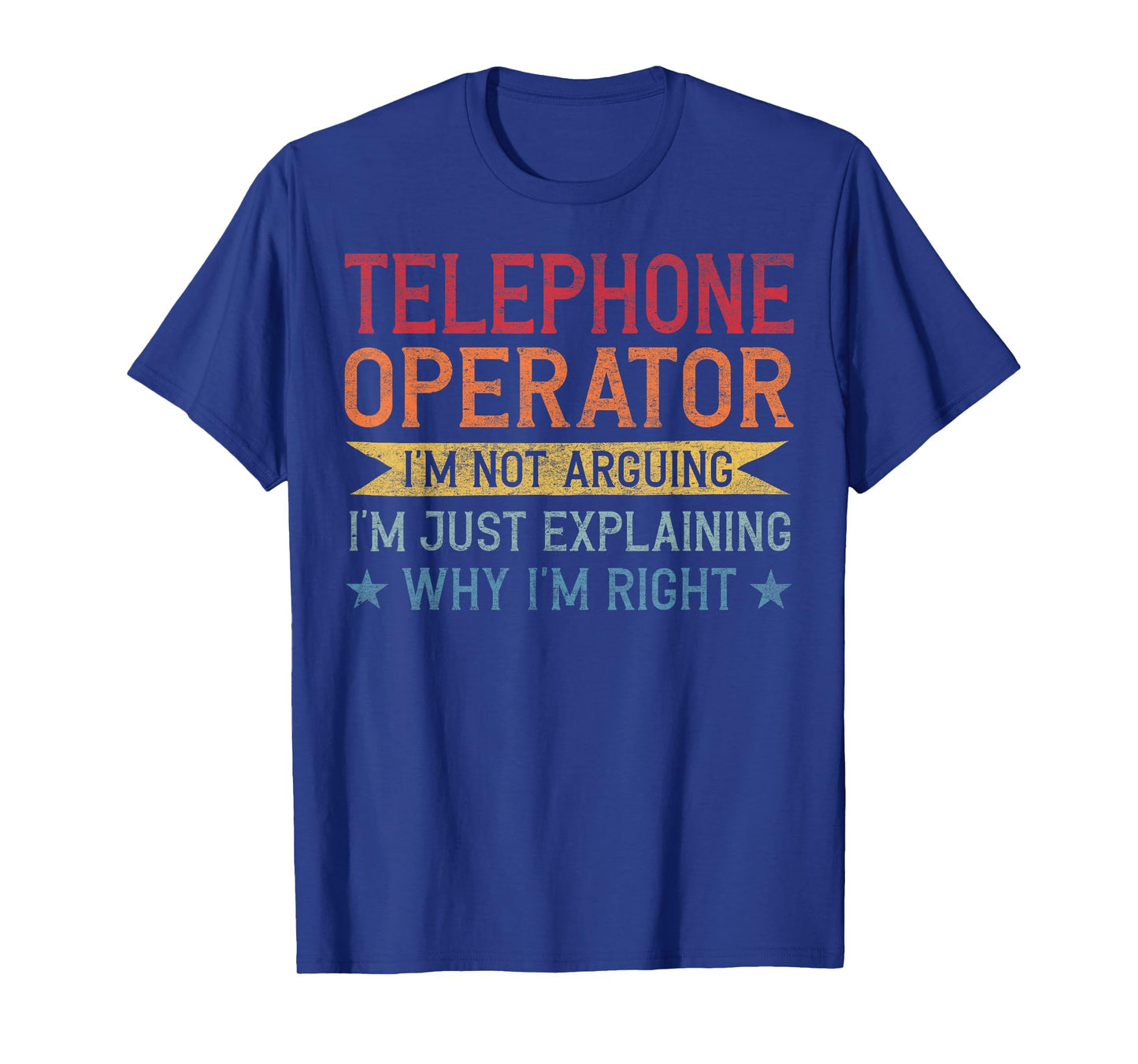 Funny Profession Quote Telephone Operator T-Shirt