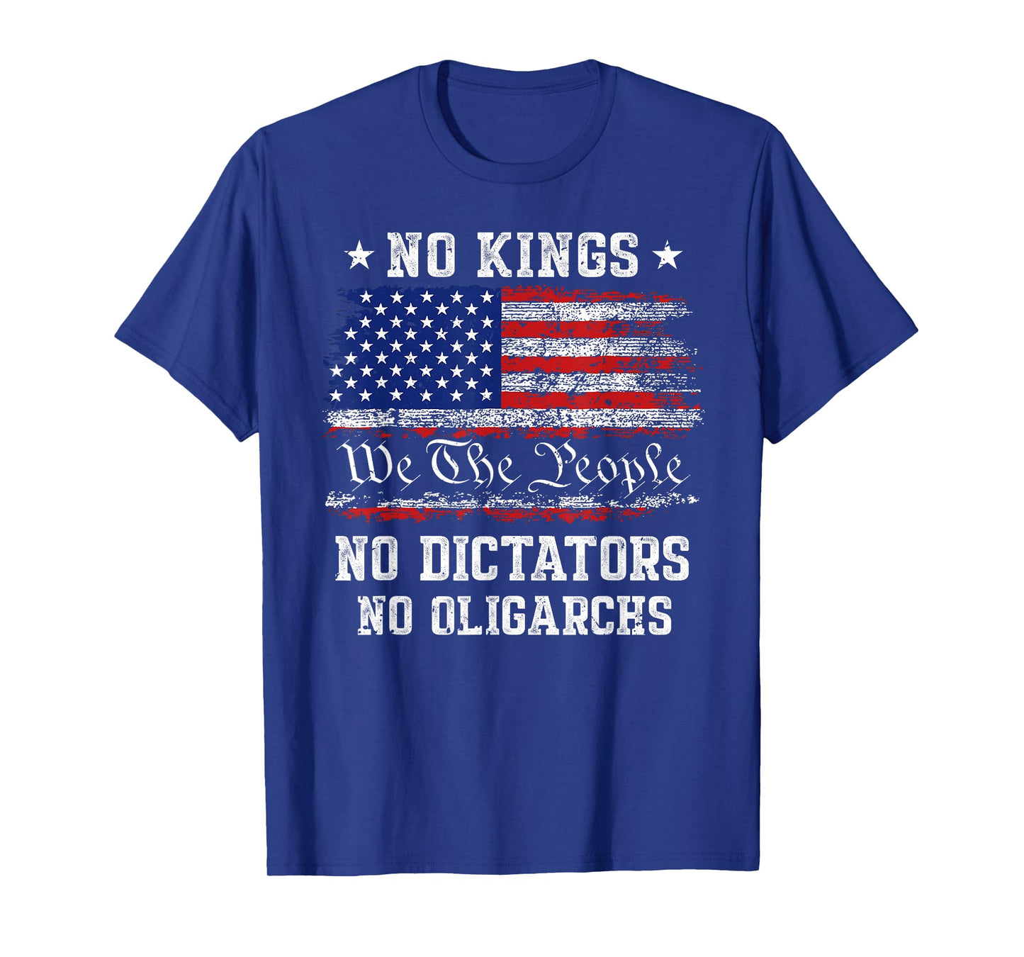 No Kings No Dictators No Oligarchs Anti Oligarchy 4th July T-Shirt
