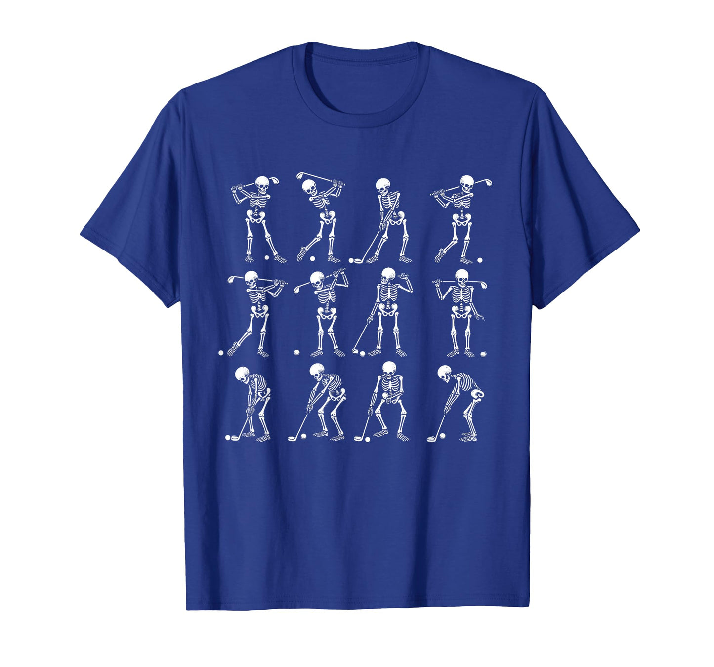 Funny Halloween Golf Skeletons Play Golf Boys Kids Halloween T-Shirt