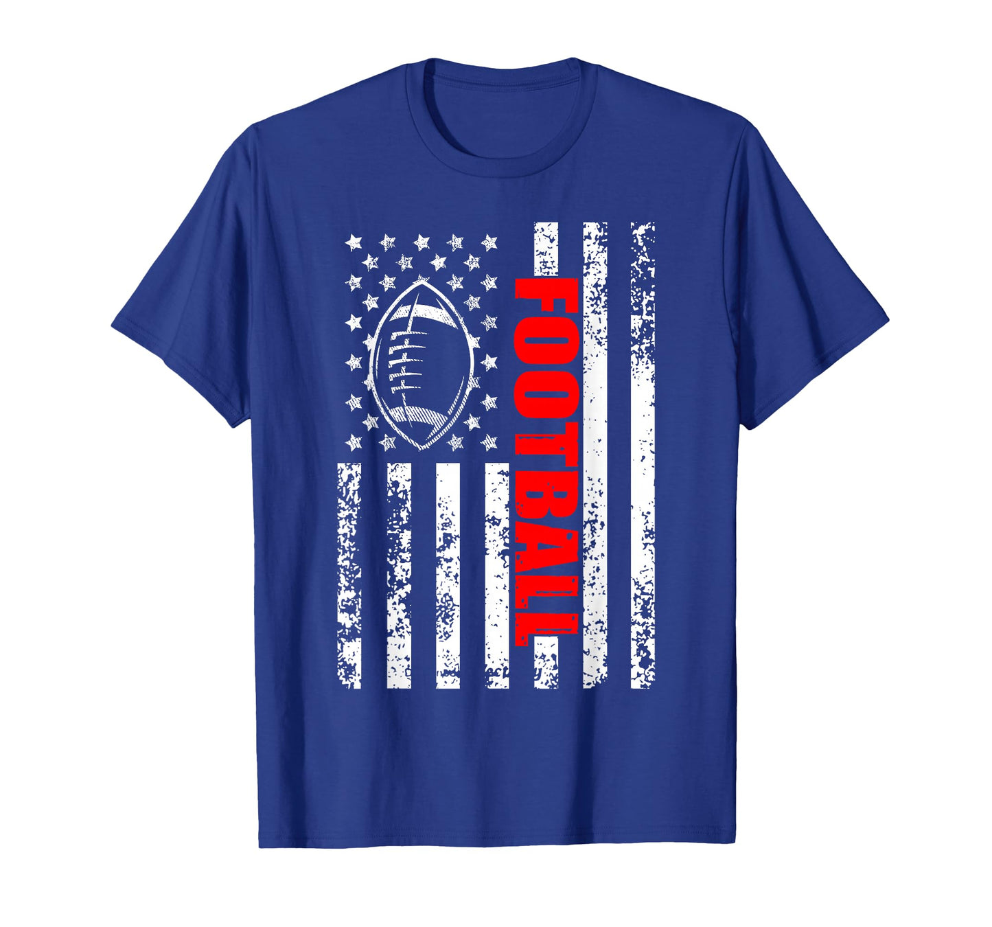 American Flag football Patriotic football T-Shirt