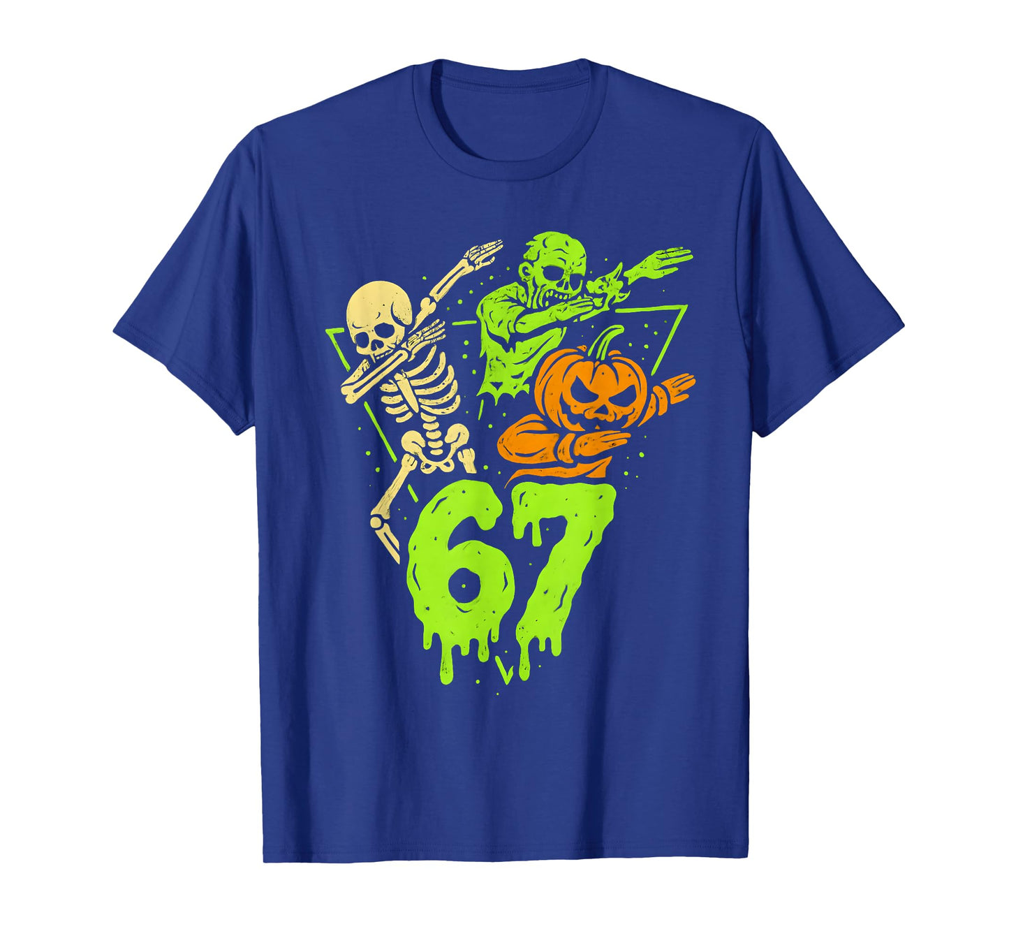 67 Halloween 6 7 Meme Gen Alpha Slang Six Seven Boys Kids T-Shirt