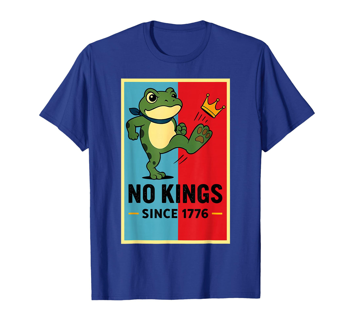No Kings Shirt Men Women Portland Frog Protest T-Shirt
