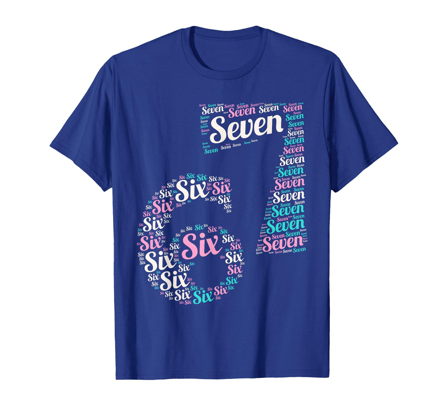 6 7 Six Seven Meme Number Cool Men Women T-Shirt