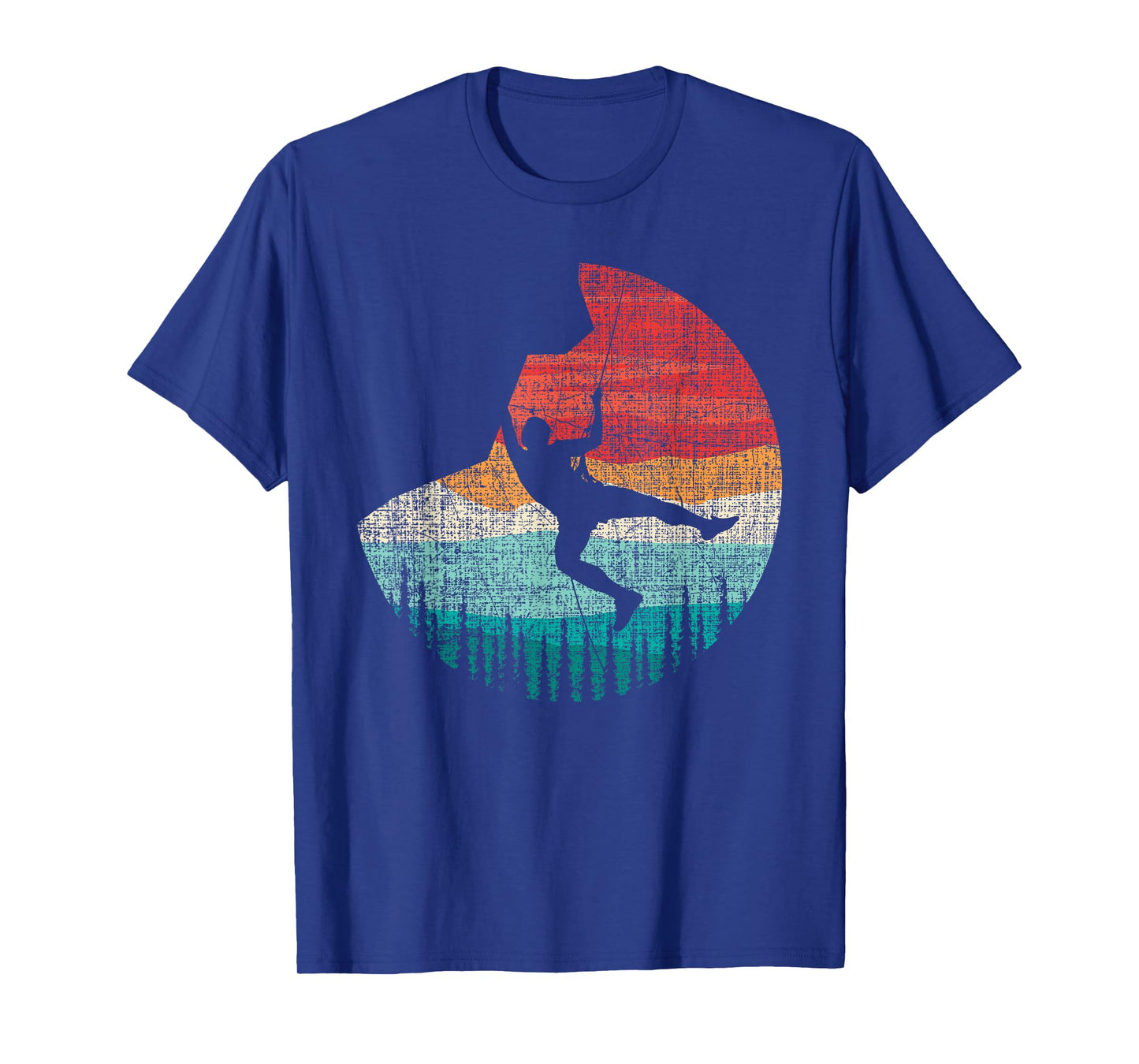 Vintage Retro Rock Climber & Rock Climbing T-Shirt