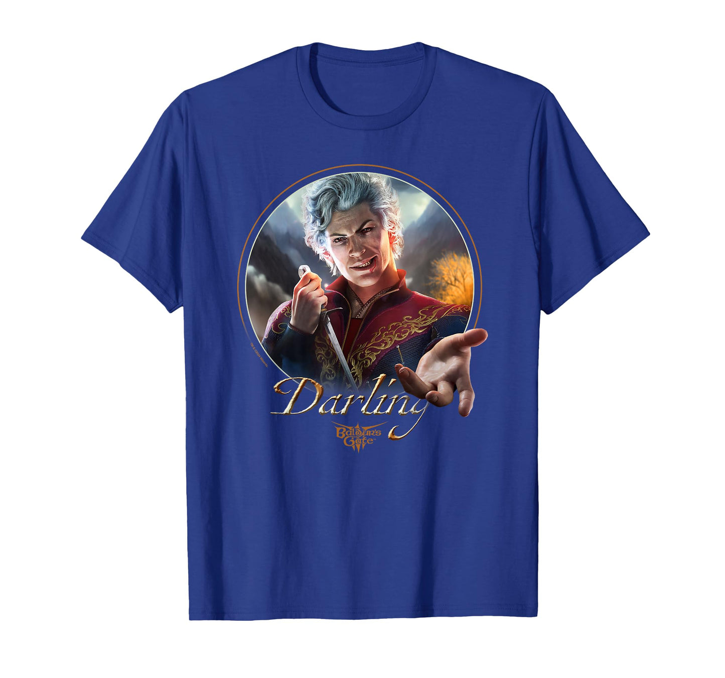 Dungeons & Dragons Darling Astarion AncunΓn Vintage Portrait T-Shirt