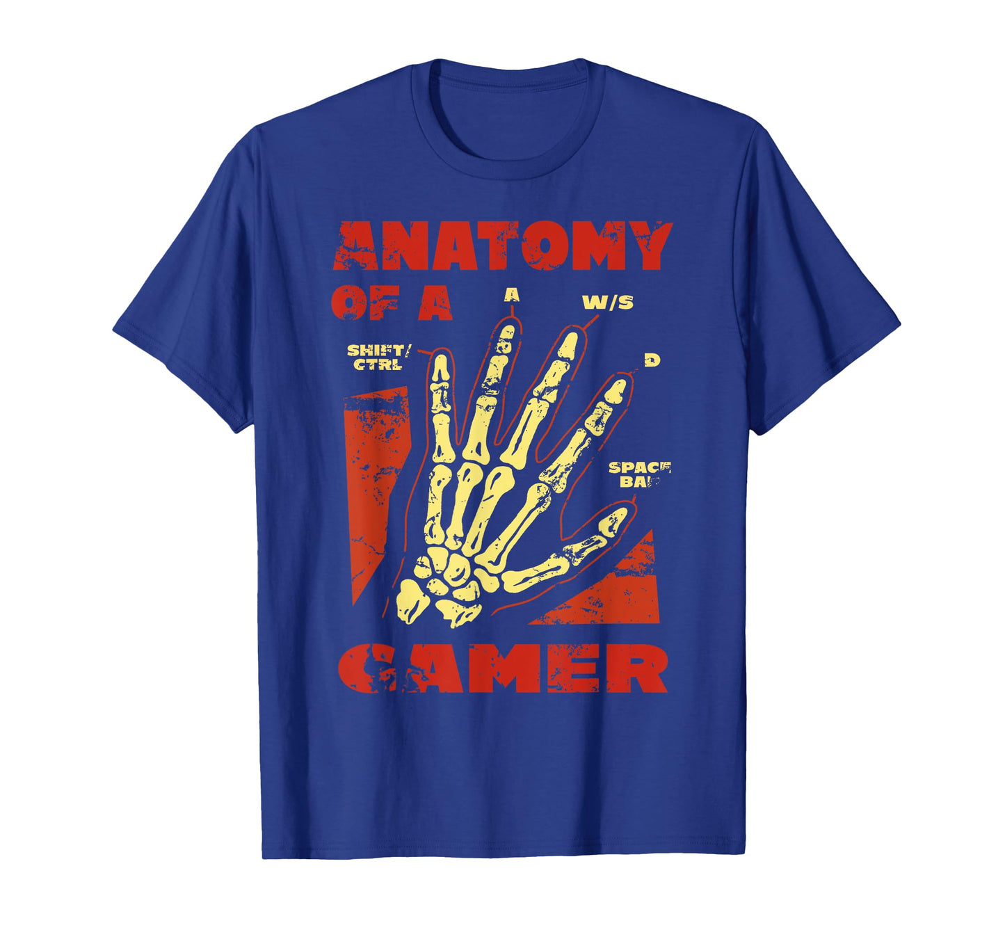 Anatomy of a Gamer Video Game Player Gamer T-Shirt