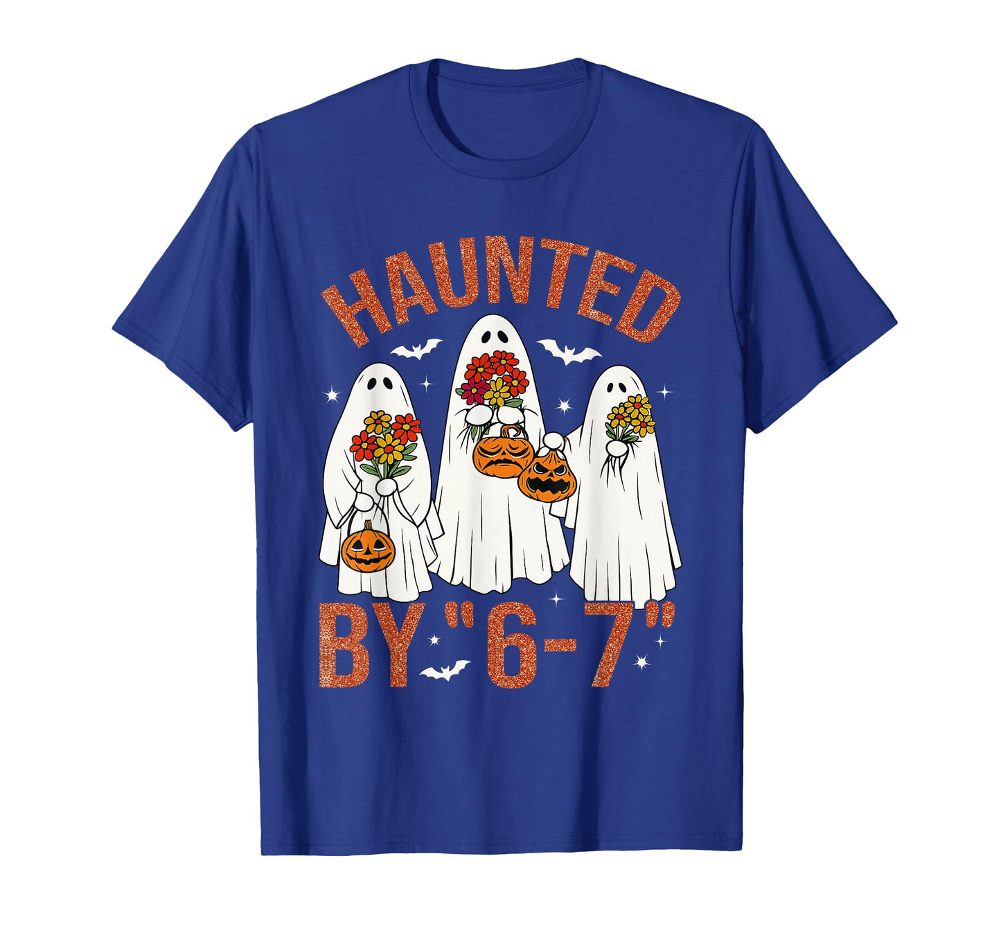 67 Meme Cute Boo Halloween Costume Haunted by 6 7 Six Seven T-Shirt