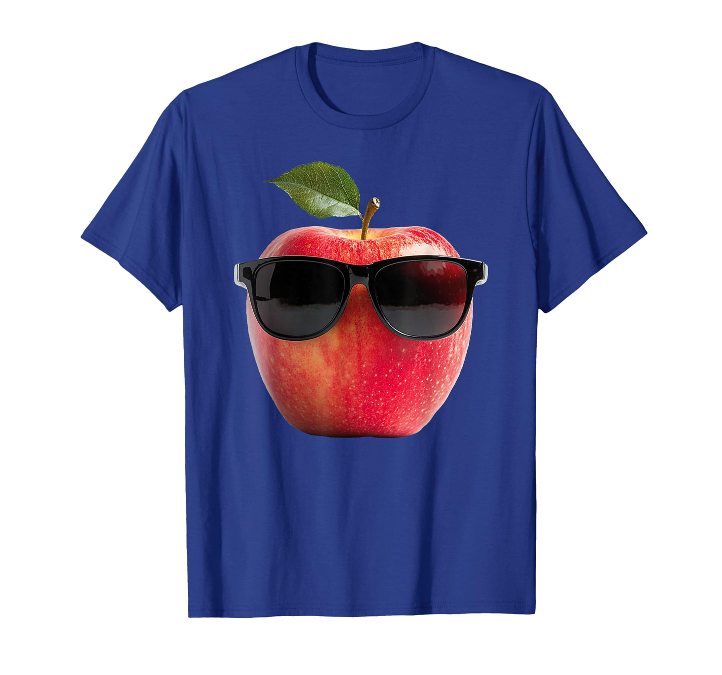 Apple Wearing Sunglasses Funny Fruit Costume Graphic T-Shirt